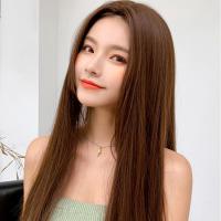 ราคา วิกผมปลอม ผมปลอมผู้หญิง สวมใส่ง่าย วิกแสกกลาง วิกผมผู้หญิง วิกผู้หญิงผมยาว วิกผมยาว ผมปลอมตรง วิกผมยาวตรง วิกผมแบบสวม ฟรีตาข่ายคลุมผ (6917976872)