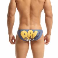 ราคา กางเกงในทรงสามเหลี่ยมสำหรับผู้ชาย SEOBEAN กางเกงในลายตัวอักษรเอวต่ำลายการ์ตูนชั้นเดียวแบบบางเซ็กซี่สำหรับวัยรุ่นกางเกงในผู้ชายแฟชั่น (12404157483)