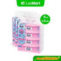 ราคา กระดาษเช็ดหน้า สก๊อตต์ เซฟ ซอฟท์ บ๊อกซ์ 160 แผ่น 4 ห่อ x3 แพ็ค Scott Save Soft Box 160 sheets x3 packs (24569150792)