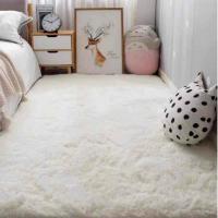 ราคา พรมปูพื้น สีขาว พรมขนมิ้งค์ พรมขนนุ่ม ตกแต่งสวย เหมาะสำหรับตกแต่งห้อง สีทูโทน สีพื้น (20477923054)