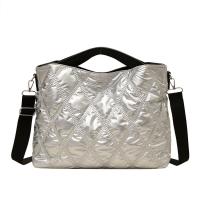 ราคา Fashionable Space Cotton Shoulder Bag New Down Filled Handbag Simple Solid Color Shoulder Bag Large Capacity (23938104176)