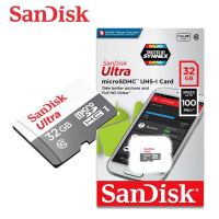 ราคา SANDISK 32GB 64GB 128GB MICRO SD CARD SANDISK ULTRA SDXC CLASS 10 ไมโครเอสดีการ์ด SDSQUNR ความเร็ว 100MB s (24846169463)