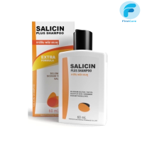 ราคา Salicin Plus Shampoo Extra Formula ซาลิซิน พลัส แชมพู Tar oil Selenium Sulfide 60 ml FC (22221926255)