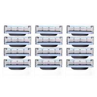 ราคา 8 60 ชิ้นใบมีดสแตนเลส Sharp 3 ชั้นผู้ชายคลาสสิกมีดโกนใบมีดสําหรับ Gillette Mach 3 คู่มือมีดโกน Vintage น้ําล้างมีดโกน (24588636131)