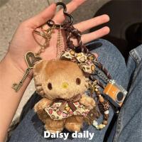ราคา กระเป๋าเป้ผ้าขนสัตว์ Kitty พร้อมห้อยจี้รูปแมว เคสโทรศัพท์มือถือแบบหนังสือพิมพ์ หัวเข็มขัดสำหรับผู้หญิง ของขวัญ (24031728149)