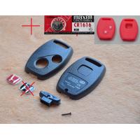 ราคา มาใหม่ ใส่ดอกเดิมจากศูนย์ได้ กรอบกุญแจฮอนด้า2ปุ่มHonda Jazz City Brio Amaze Civic CRV พร้อมโลโก้ H แดง ถ่านCR1616 ซิลิโคนสีแดง (332849284)