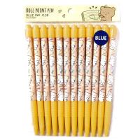 ราคา ปากกา ปากกาลูกลื่น หมึกน้ำเงิน BOLL POINT PEN คุณภาพดี พร้อมส่ง หัว 0 38 มม ลิขสิทธิ์แท้100 ยกแพ็ค 12 ด้าม (24399813664)
