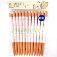 ราคา ปากกา ปากกาลูกลื่น หมึกน้ำเงิน BOLL POINT PEN คุณภาพดี พร้อมส่ง หัว 0 38 มม ลิขสิทธิ์แท้100 ยกแพ็ค 12 ด้าม (24399813655)