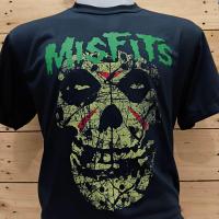 ราคา เสื้อ วง Misfits ผ้า บาง คอกลม สีดำ วินเทจ ไม่มีตะเข็บข้าง ผู้ชาย ผู้หญิง (10532502368)