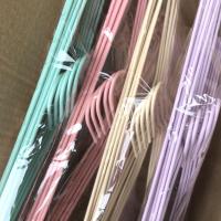 ราคา ไม้แขวนเสื้อ สีพาสเทล น่ารัก ยกลัง 40 ชิ้น ไม้แขวน ไม้แขวนผ้า ลวดหุ้มพลาสติก No 36 พาสเทล x4 (17387417963)