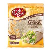 ราคา Deli Sun เดลิซัน แผ่นแป้ง แผ่นแป้งตอติญ่า ตอร์ติญ่า แผ่นแป้งพิซซ่า Tortilla wraps แบบธัญพืช (17599830776)