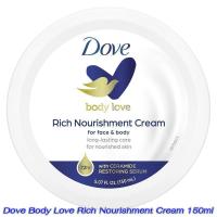 ราคา Dove Body Love Rich Nourishment Cream 150ml Dove Body Love Cooling Gel Creme 145ml (23878291463)