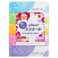 ราคา เอลิแอลกระดาษเช็ดหน้า180แผ่นX5 Elleair Tissue 180sheetsX5 (22817654064)