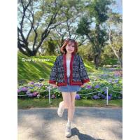 ราคา เสื้อคลุมพื้นเมือง รุ่นเเต่งเเถบผ้าทอ มีขนาดฟรีไซส์ บิ๊กไซส์ (23765107558)