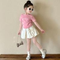 ราคา พร้อมส่งค่ะ ชุดเซ็ตเด็กผู้หญิง กระโปรงสีขาว เสื้อเชิ้ตสีชมพู ลายน่ารักมาก รหัส WP270 (24439735434)