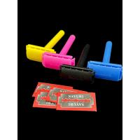ราคา Colorful Japanese Sayuri Double Edge Safety Razor Black Blue Yellow Pink with Sayuri Blade (22568939169)