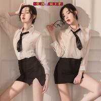 ราคา ส่งเร็วพิเศษ Noon Choices ชุดคอสเพลย์นักเรียนญี่ปุ่น 2 ชิ้น ชุดนักเรียน กระโปรงสั้น เสื้อสีขาวกระโปรงสั้นสีดำ M XXL S 343 ราคาส่ง (15869425765)