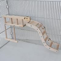 ราคา บันไดไม้เนื้อแข็ง กรงหนู กระรอก ชูก้า นกแก้ว ของเล่นหนูแฮมสเตอร์ อุปกรณ์แต่งกรงสัตว์เลี้ยง (23216061969)