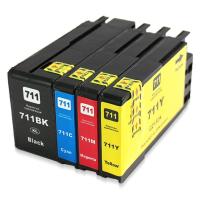 ราคา HP 711 หมึก HP 711XL สีดำ HP711 HP711XL HP 711 XL ตลับหมึกสำหรับ HP T120 24 T120 610 T520 24 T520 36 T52 (10540983526)