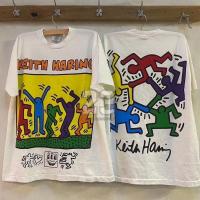 ราคา HOT 2025 KEITH HARING เสื้อวินเทจ งานArt ศิลปะ vintage shirt เสื้อยืดผู้ชาย (23737657394)
