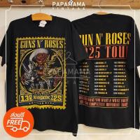 ราคา HOT SHIRT GUNS N ROSES 2025 WORLD TOUR BANGKOK CONCERT STAMP tag USA เสื้อวินเทจ เสื้อทัวร์ วงร๊อค papamama vintage shirt S 5XL (24649871535)