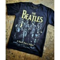 ราคา The Beatles เสื้อยืด สีดำ Black Timber T Shirt ผ้าคอตตอน สกรีนลายแน่น (22640604504)