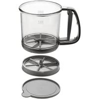 ราคา Flour Sifter for Baking Double Layer Extra Fine Mesh Sieve Strainer Handheld Squeeze Sugar Sifter for Kitchen (22098782791)