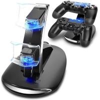 ราคา Narsta PS4อุปกรณ์เสริมDual Micro USBแท่นชาร์จจอยสติ๊กPS4แท่นชาร์จสำหรับPlayStation 4 Dualshock4 Charger Stand (6529098319)