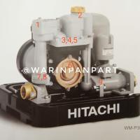 ราคา ชุดซ่อมปั๊มน้ำอัตโนมัติ Hitachi ITC แท้ แบบถังเหลี่ยม GX2 GX5 GP 80 350 W WM P HTC M หรือรุ่นแรงดันคงที่ (929912906)