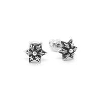 ราคา Chrome Hearts Sterling Silver 925 เครื่องประดับเงินแท้ ต่างหู Cross Star Stud Earring Code CED002 (13639273369)