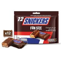 ราคา Snickers Chocolate Bars Fun Size Bag สนิกเกอร์ส ฟันไซส์ ถั่วลิสงคาราเมลเคลือบช็อกโกแลต 240 G 20 g x 12 (24692296982)