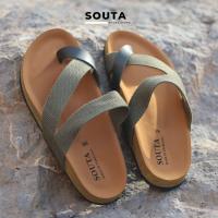 ราคา รองเท้าแตะสไตล์วินเทจ แฟชั่น รองเท้าแตะไบเก้น ลดขนาด1ไซส์ (17469418431)