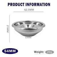 ราคา NEOUZA Filter Basket 54mm สำหรับเครื่องชงกาแฟ Breville อุปกรณ์เสริมสำหรับเครื่องชงเอสเพรสโซ่ อะไหล่สำหรับบาริสตา Bottomless Portafilter สแตนเลสสตีล 304 2 หัวจ่าย (19674578093)