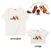 ราคา resign studio ลาย begle เสื้อยืด Crop Oversize (23797798770)