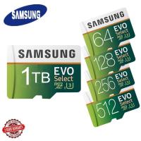 ราคา เมมโมรี่การ์ด SAMSUNG Micro SDcard 32GB 64GB 128GB 256GB 512GB Class 10 EVO Select U3 100MB s memory card การ์ดหน่วยความจำ (24844987448)