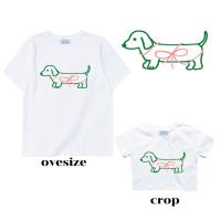 ราคา resign studio ลาย Duchshund V2 เสื้อยืด Crop Oversize (23797707977)