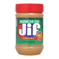 ราคา JIF จิฟ เนยถั่วลิสงบดละเอียด สูตร Reduce Fat 454 ก Creamy Peanut Butter Reduce Fat (24911768196)