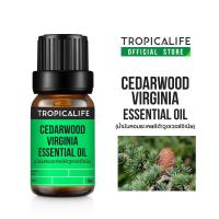 ราคา น้ำมันหอมระเหยซีด้าวูดเวอร์จิเนีย TROPICALIFE CEDARWOOD VIRGINIA ESSENTIAL OIL (24093245182)