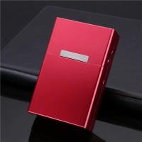 ราคา ZUOGUAN บุหรี่อะลูมินัมอัลลอยปิดแบบฝาทับเข็มขัดแม่เหล็กหนา20มวนป้องกันแรงดันกันน้ำและป้องกันการตกความจุเยอะของผู้ชายกล่องบุหรี่ระดับไฮเอนด์ (23046668838)