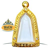 ราคา กรอบพระสำเร็จรูป งานทองสูตร ทรงผงสุพรรณ ฝังพลอยตามจุด ขนาดหน้าจอ 1 6x3 0 cm No 999 (24494308469)