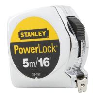 ราคา STANLEY ตลับเมตร 5 เมตร 16 ฟุต รุ่น PowerLock 33 158 สแตนเลย์ สีเงิน ตลับเมตร ยาว 5 m (16966389700)