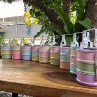 ราคา ปิ่นโตขนาดเล็กรุ่นคลาสสิค 3 ชั้น กว้าง 11 ซม คละสี Tiffin 3 tier Wide 11cm 1 Pcs สั่งผิดขนาดเองไม่รับเปลี่ยนคืน (7832455883)