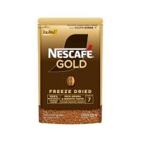 ราคา NESCAFÉ Gold Freeze Dried Instant Coffee เนสกาแฟ โกลด์ กาแฟสำเร็จรูป ชนิดฟรีซดราย แบบถุง ขนาด 100 กรัม (24879863520)