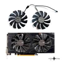 ราคา พัดลมการ์ดจอ INNO3D GeForce GTX 1060 3GB X2 GTX 1060 6GB X2 Graphics Card Cooling Fan HA9010H12F Z (22588273317)