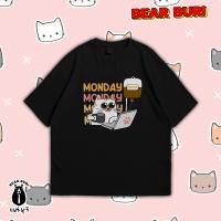 ราคา แบร์บุรี เสื้อยืดไซส์ใหญ่ เสื้อยืดคนอ้วน ไซส์ใหญ่ 5XL อก 60 นิ้ว AniMinimal (23412569777)