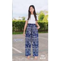 ราคา กางเกงลายช้าง กางเกงมารุ ผ้าไหมอิตาลี ใส่สบาย งานไทยแท้100 (22754874498)