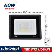 ราคา สปอตไลท์ IP66 30w 50w 150w 200w 300wไฟ LED220v โคมไฟฟลัดไลท์ กันน้ำได้ Spotlight แสงขาว สปอร์ตไลท์ (21208947968)