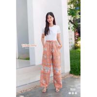 ราคา กางเกงลายช้าง กางเกงมารุ ผ้าไหมอิตาลี ใส่สบาย งานไทยแท้100 (22754874418)