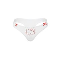 ราคา EMILRY T Back กางเกงในแมวคิตตี้คริสตัล โบว์น๊อต เอวต่ำเอวต่ำ ธองสำหรับผู้หญิง แฟชั่นสำหรับผู้หญิง เป้าผ้าฝ้ายเป้า กางเกงในรูปคิตตี้ประดับพลอยเทียม สาวๆ (24914852491)