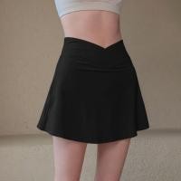 ราคา Laz Nigori กระโปรงฝึกเทนนิสกระโปรงกีฬาสำหรับผู้หญิงใหม่ฤดูร้อนป้องกันการเปิดรับแสงชุดออกกำลังผู้หญิงออกกำลังกายอย่างมืออาชีพสองชิ้นเทียมสีขาว (24252120037)